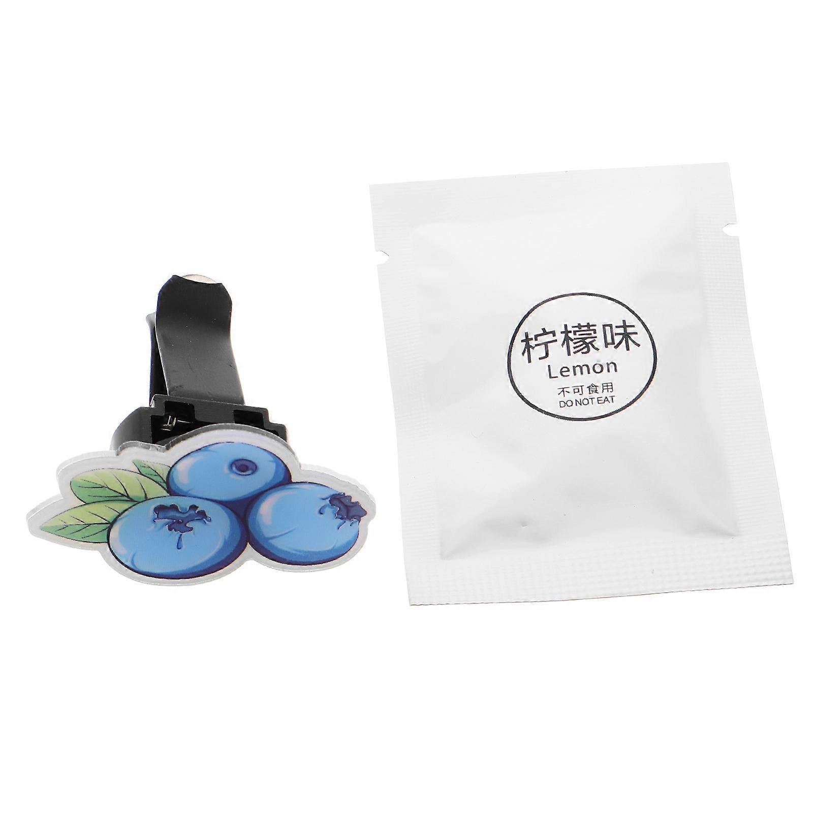 Car Diffuser Vent Clip Acrylic Fruit Car Aromatherapy Lemon Scent