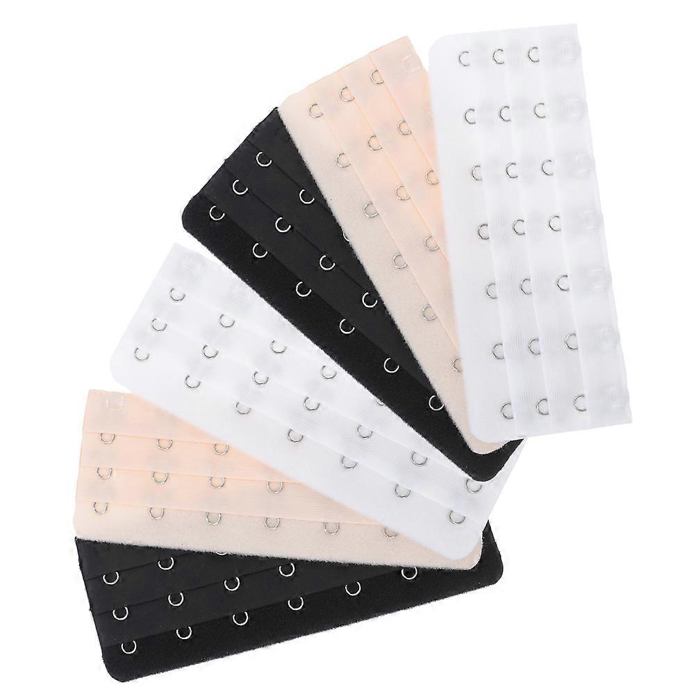 Bra Strap Extender for Replacement 6Pcs Stainless Steel Bra Hook Assorted Color
