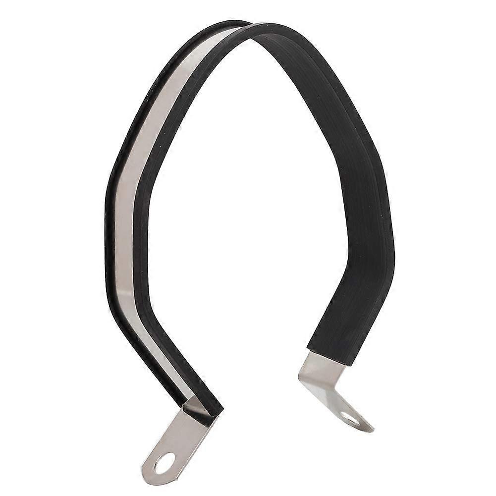 Stainless Steel Motorcycle Exhaust Clamp with Muffler Bracket for Secure Vibration Mounting