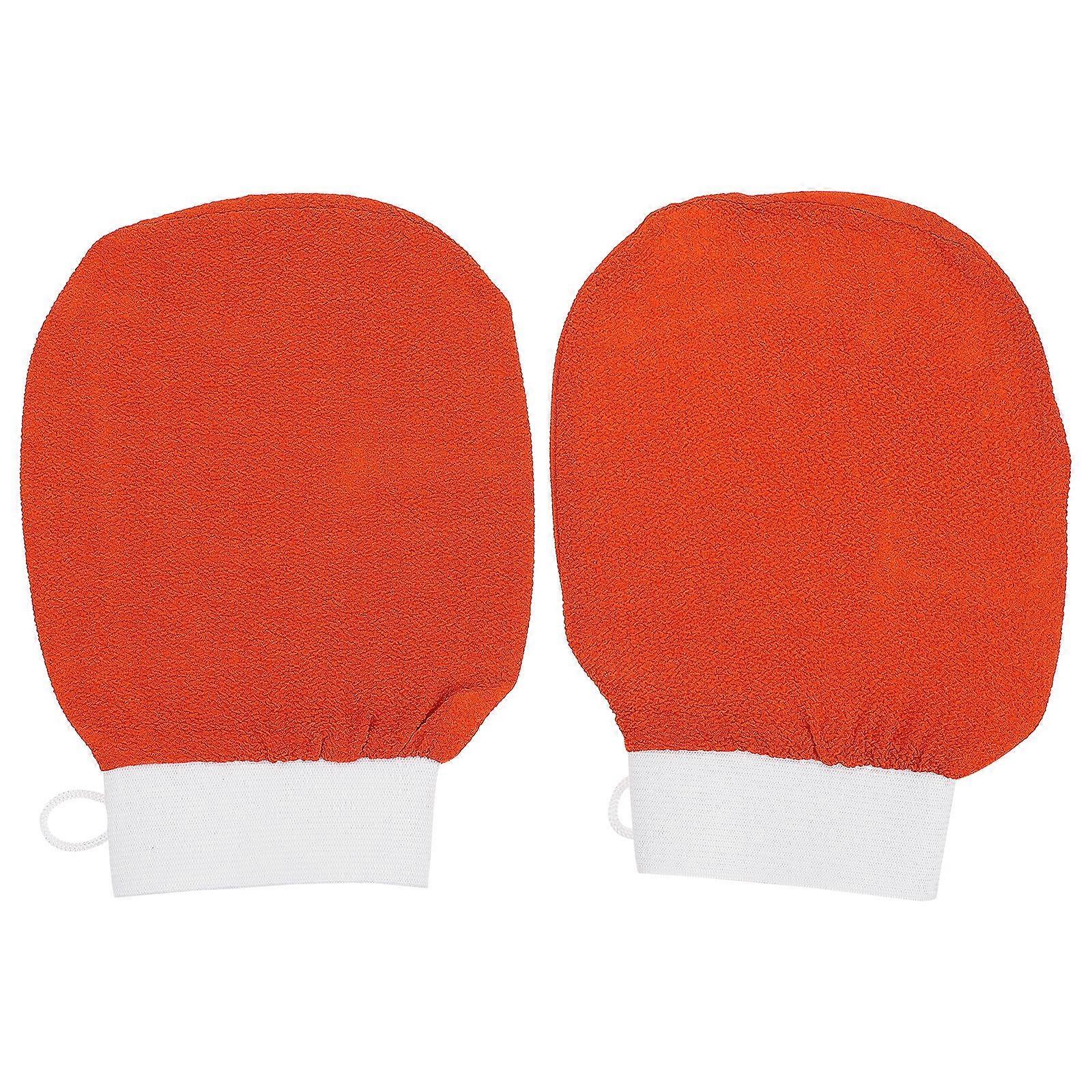 Body Massage Bathing Gloves for Home Use 2Pcs Exfoliating Gloves