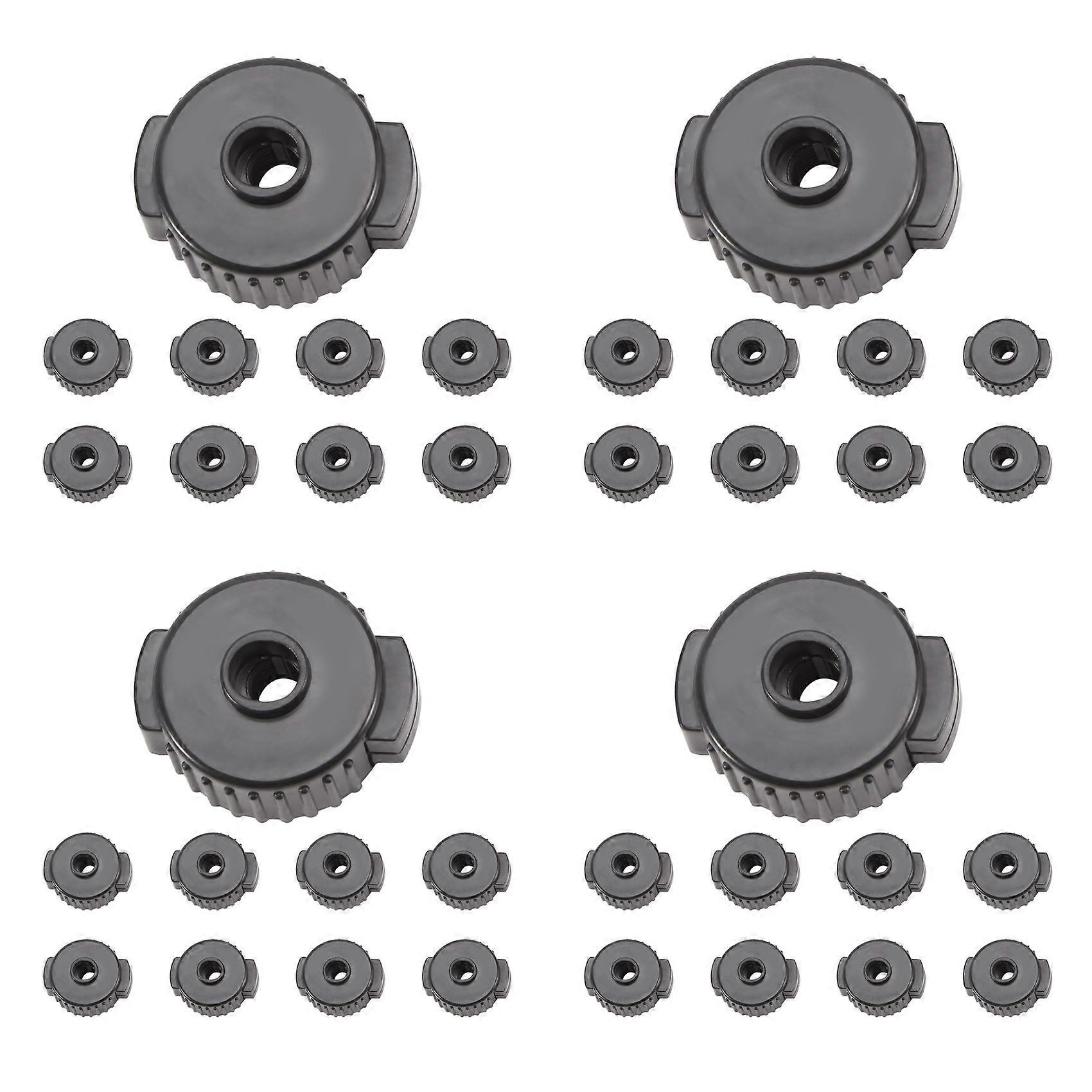 36Pcs ABS Drum Set Quick Release Nuts Cymbal Quick Assembly Drum Mate Replacement Accessories