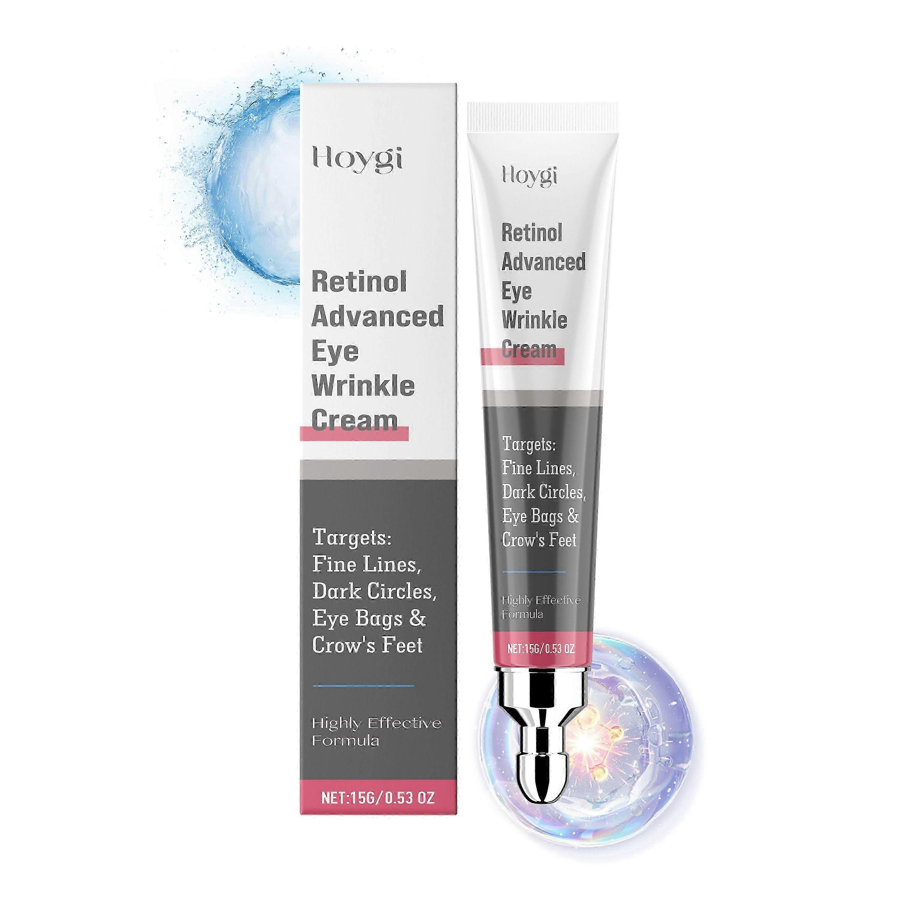 Retinol Eye Cream for Anti-Aging, Hydration & Firming  Reduces Wrinkles, Improves Skin Elasticity, Nourishes & Smooths Delicate Eye Area