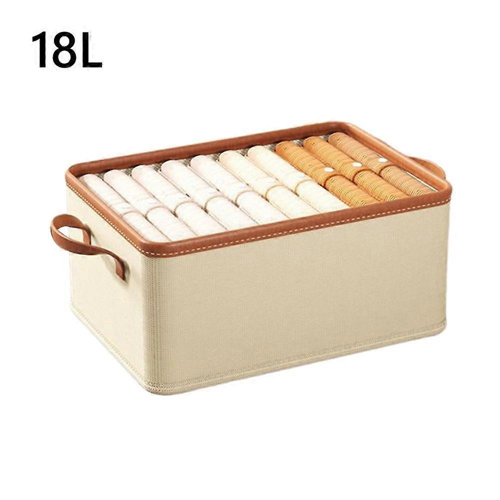 Foldable Clothing Storage Box Separation Socks Storage Container  Dustproof