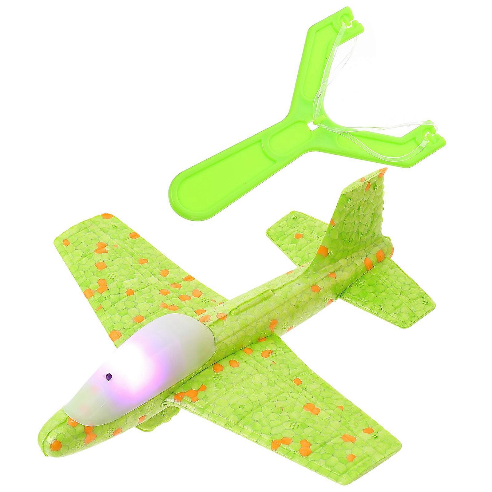 Emulation Airplane Glider Plane Model for Playing 2Pcs Green Foam Toy