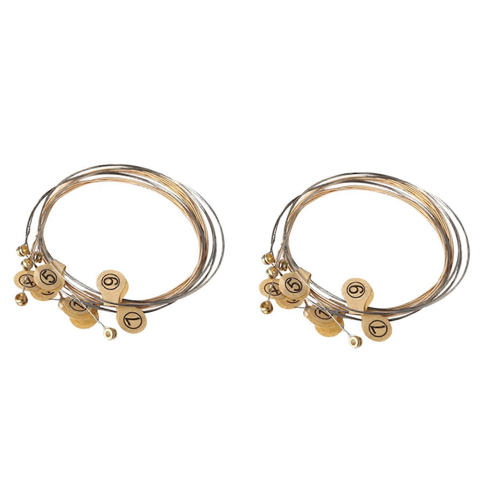 Guitar Strings 14Pcs Classical Guitar String Set Strings 7-String Laya Strings for Acoustic Folk Guitar Classic Guitar