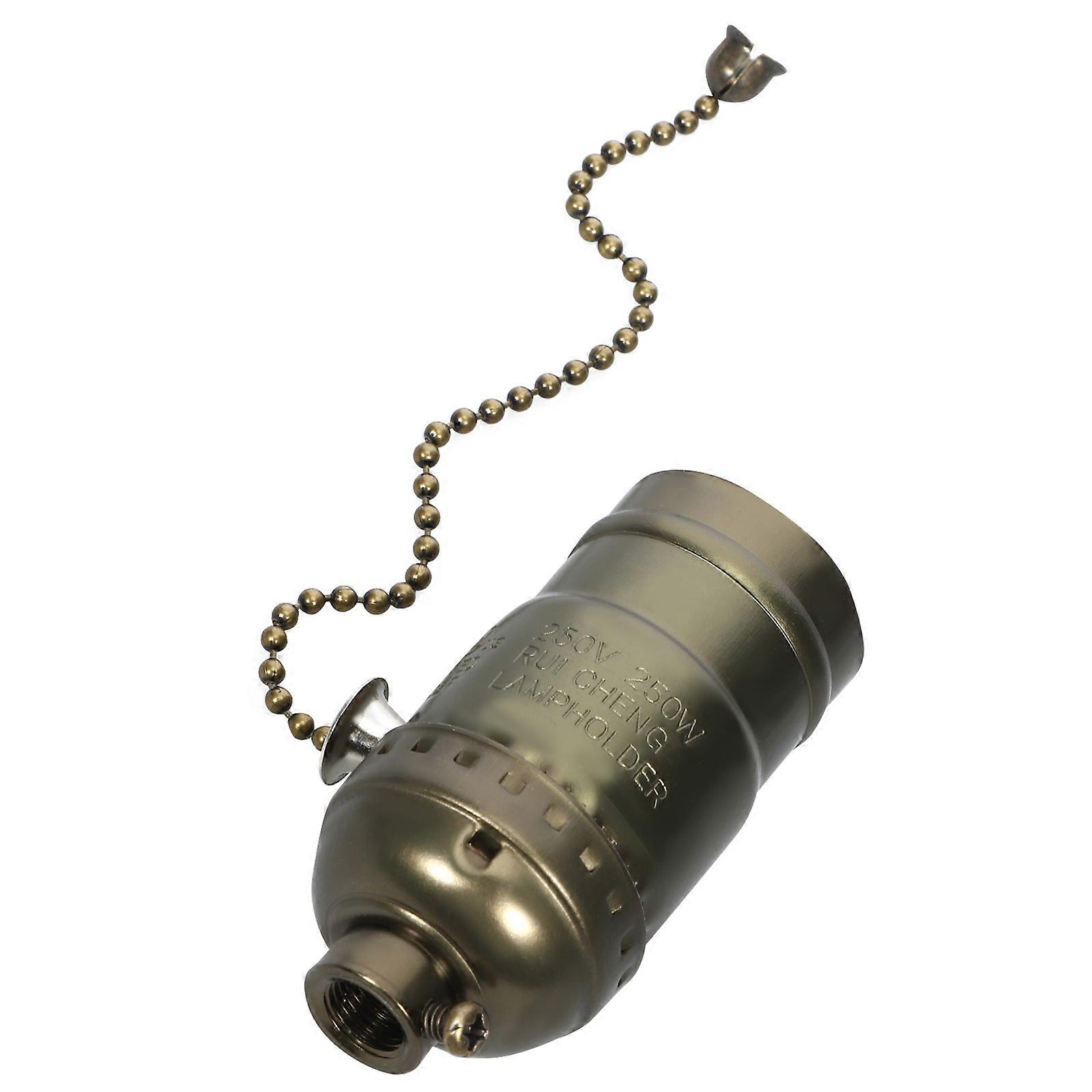 Lamp Holder Socket For Carport Lighting Craft Enthusiasts Copper 1Set