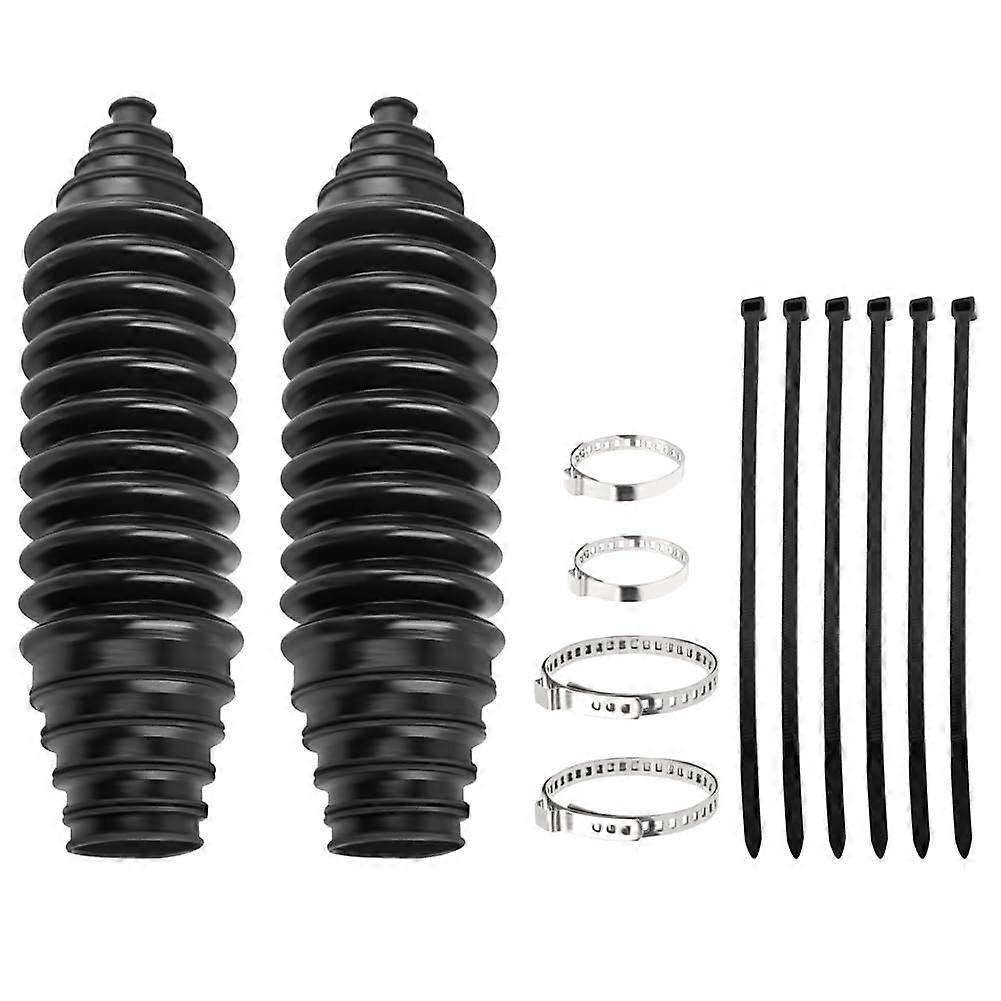Universal Steering Rack Boot Kit, Dustproof Silicone Inner Tie Rod Gaiter for Rack and Pinion
