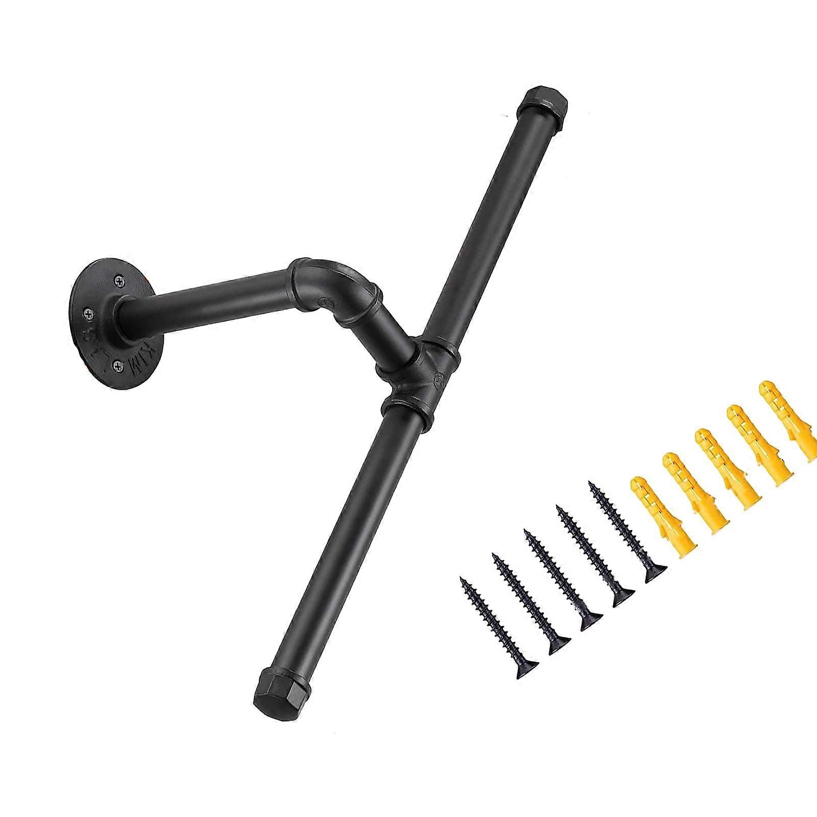 Wall Mounted Coat Rack Rustproof Steel SpaceSaving Clothes Organizer with Easy Wall Mount