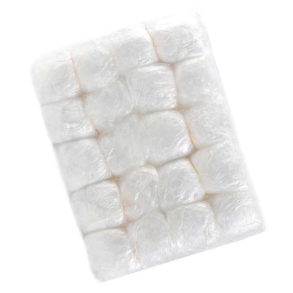 Convenient Disposable Bath Caps Waterproof Shower Hats 100Pcs Set