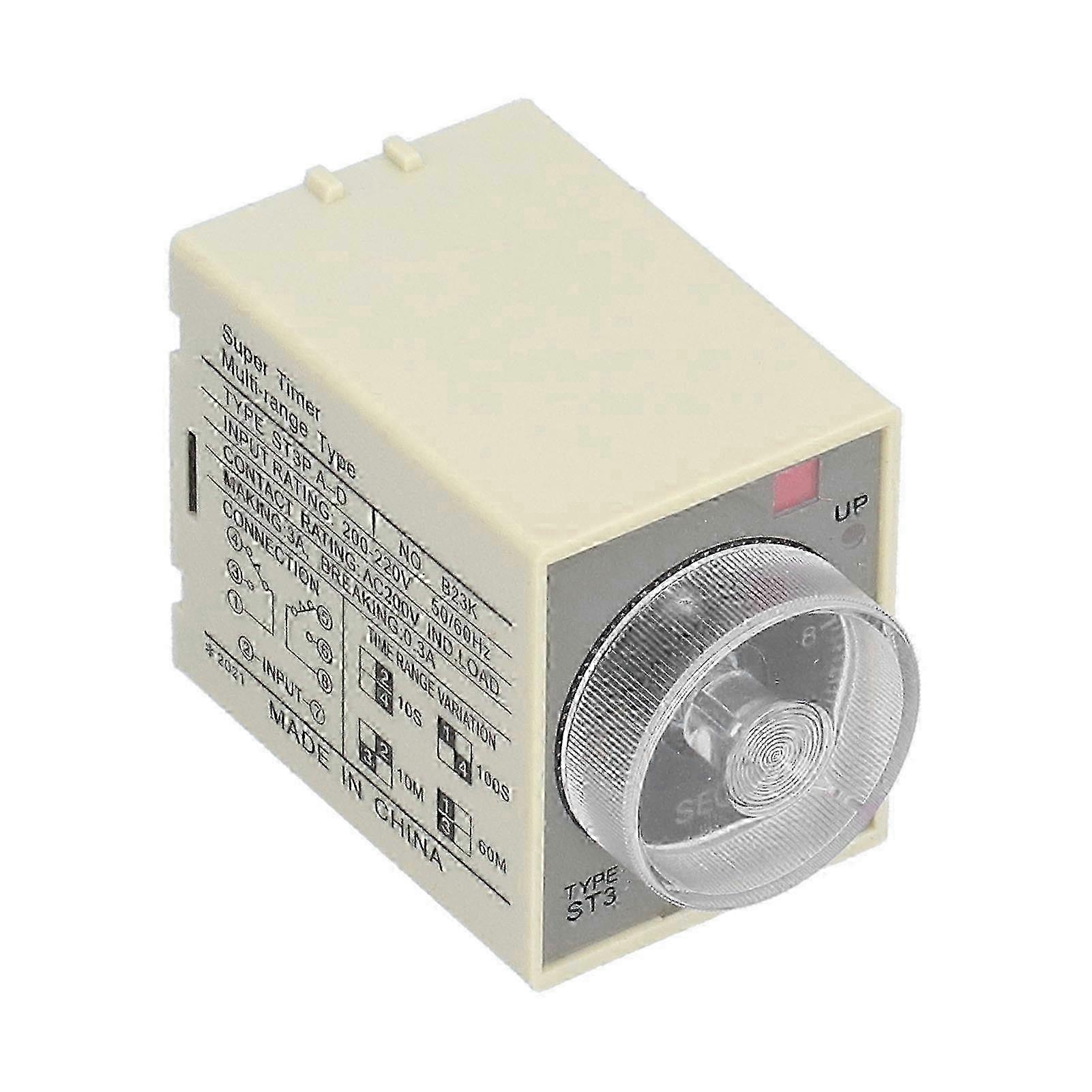 2026 BERM Time Relay Adjustable Power On Timer Delay Accessory Replacement Part ST3PAD(DC24V )
