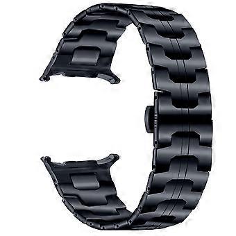 Para Samsung Galaxy Watch Ultra 47 mm correa de repuesto correa de reloj inteligente de acero inoxidable, gris