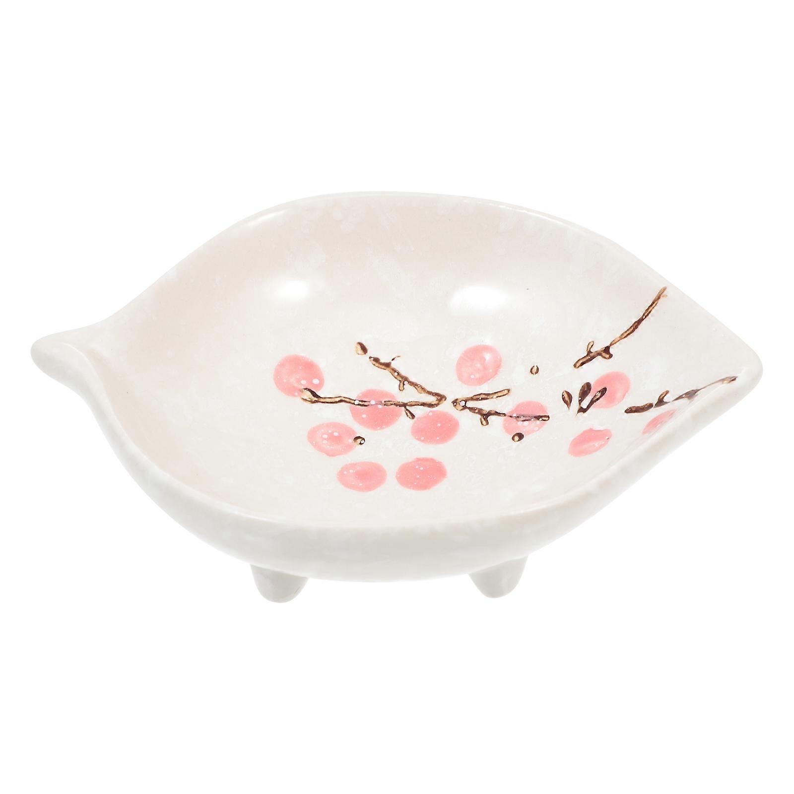 Ceramic Hedgehog Bowl Hamster Feeding Tool for Small Pets