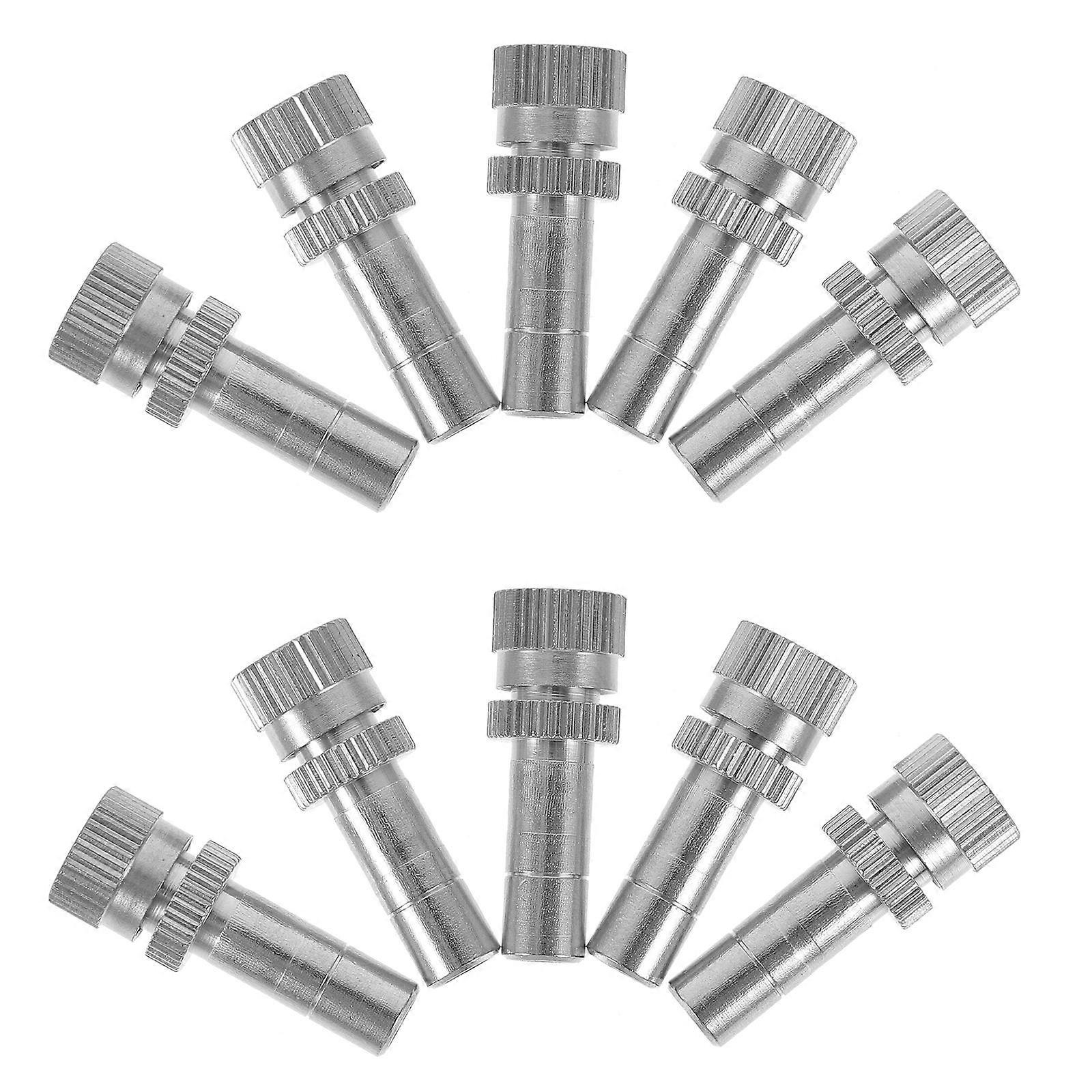 Brass Misting Nozzle Cooling System Nozzle Head for Outdoor Use 15Pcs