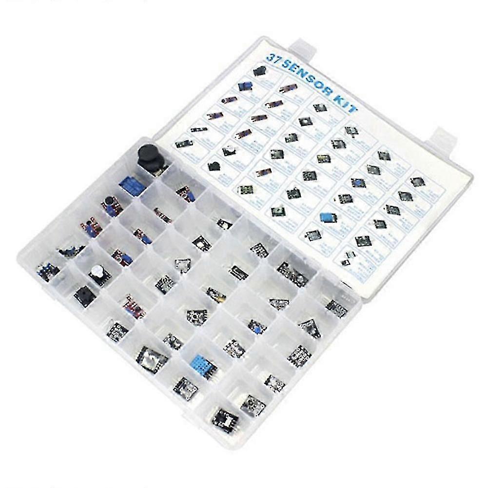 37Pcs/Set Sensor Module Board Starter Assortment Kits for Arduino Raspberry Pi 25-26s