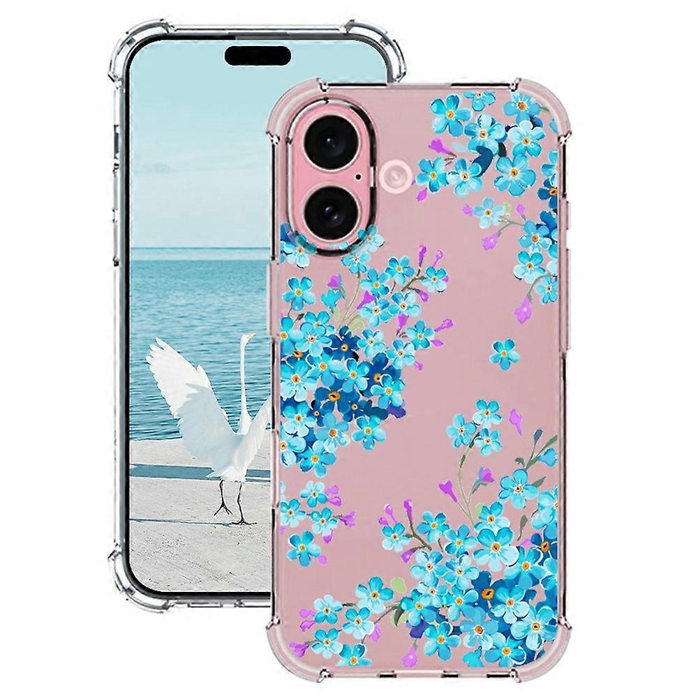 For iPhone 17 Case Pattern Printing Corner Protection Soft TPU Phone Cover