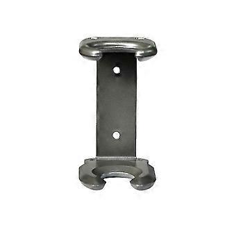 Hair Dryer Holder Wall Mount for HD18 Metal Hair Dryer Rack with Self Adhesive Installation Stand Grey