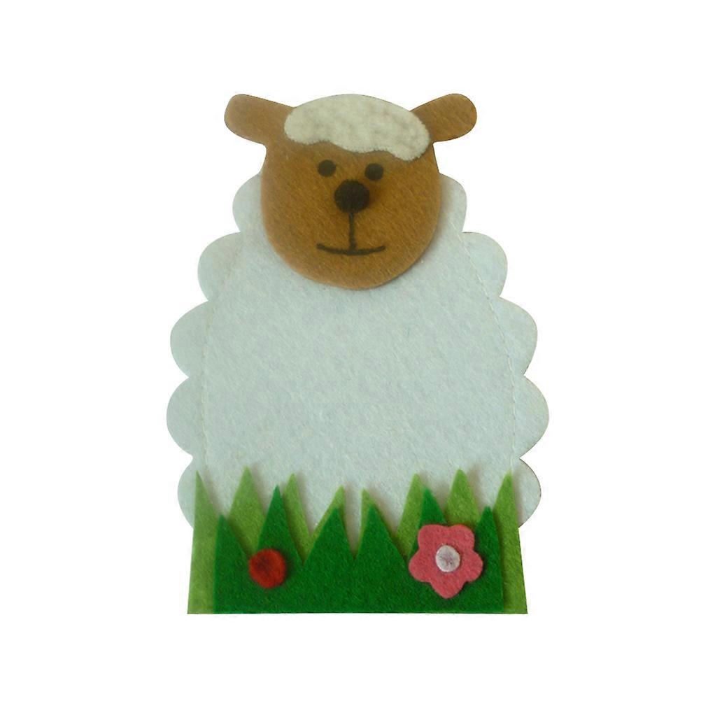 Easter Tableware Cover Cloth for Decoration 24Pcs Adorable Sheep Design