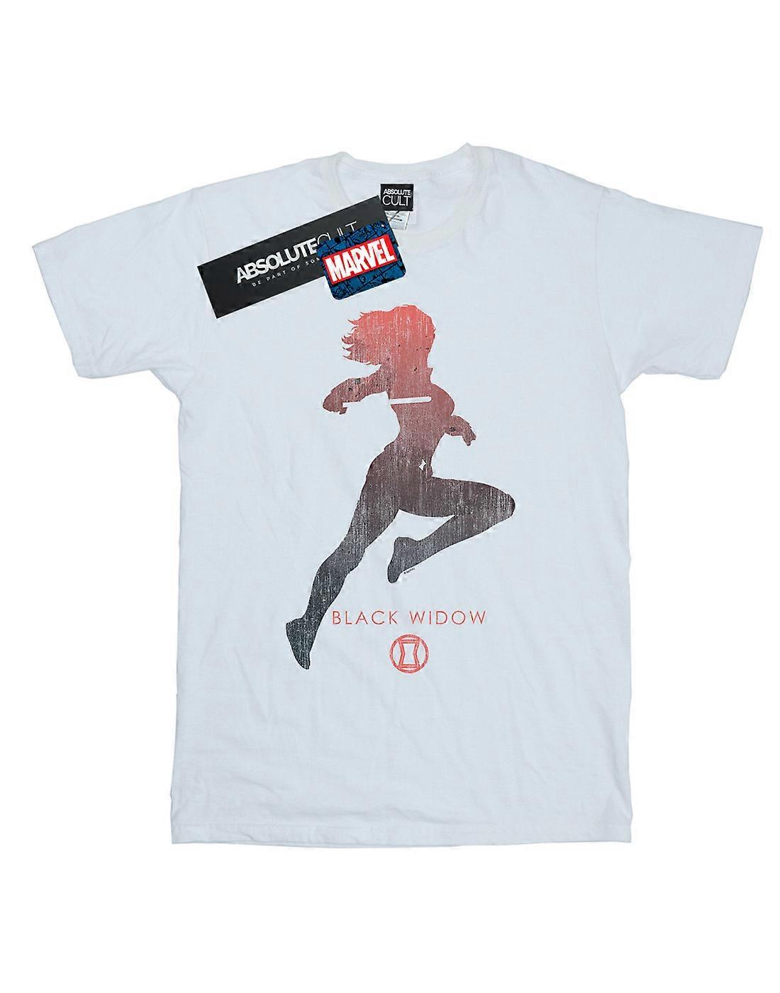 Marvel Men ' s černá vdova silueta trička