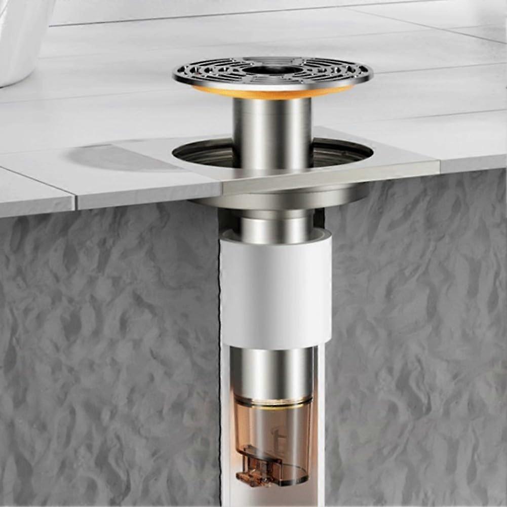 Floor Drain Extension Pipe 5.6cm with Backflow Prevention for Bathroom Easy Installation