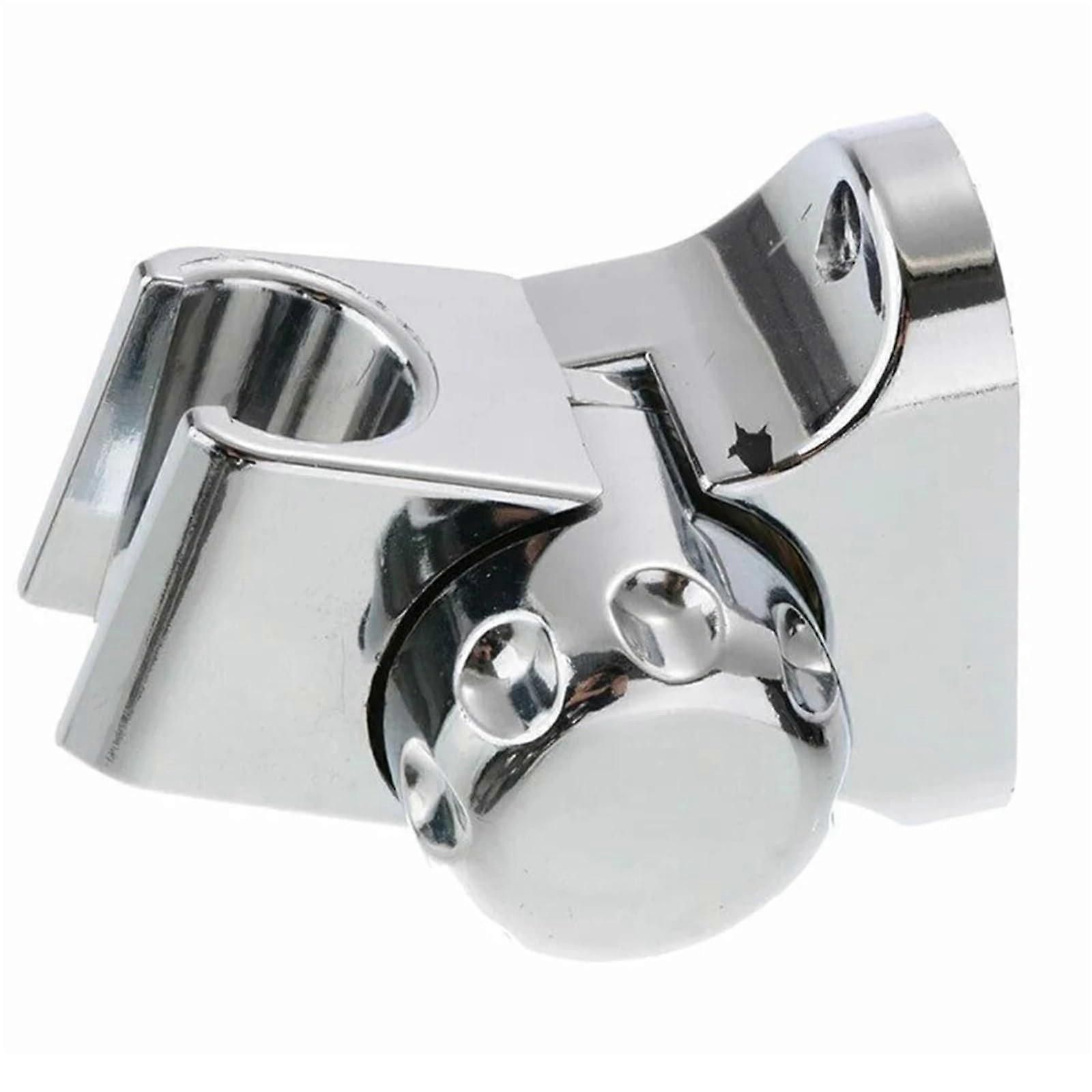 4 Pcs Wall Mounted Adjustable Shower Head Holder with Secure Grip for Modern Bathroom Upgrade