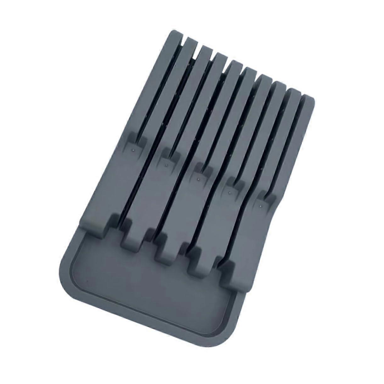 Kitchen Knife Holder with Drainage Waterproof SpaceSaving Knife Storage Rack Organizer