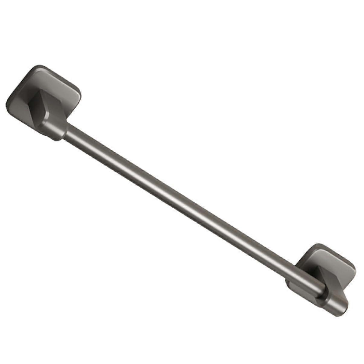 Heavy Duty Towel Bar Wall Mounted Rack No Drill Space Saving Bathroom Shower Storage