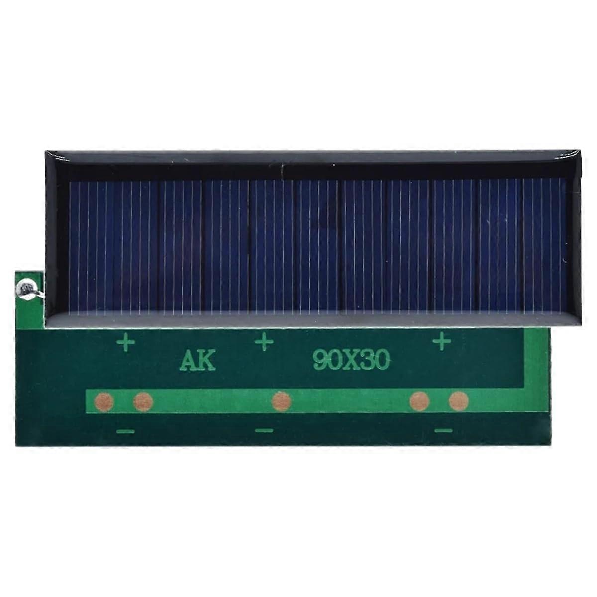 0.38W 5.5V Mini Solar Panel for DIY Projects, Small Photovoltaic Panel for Battery Charging