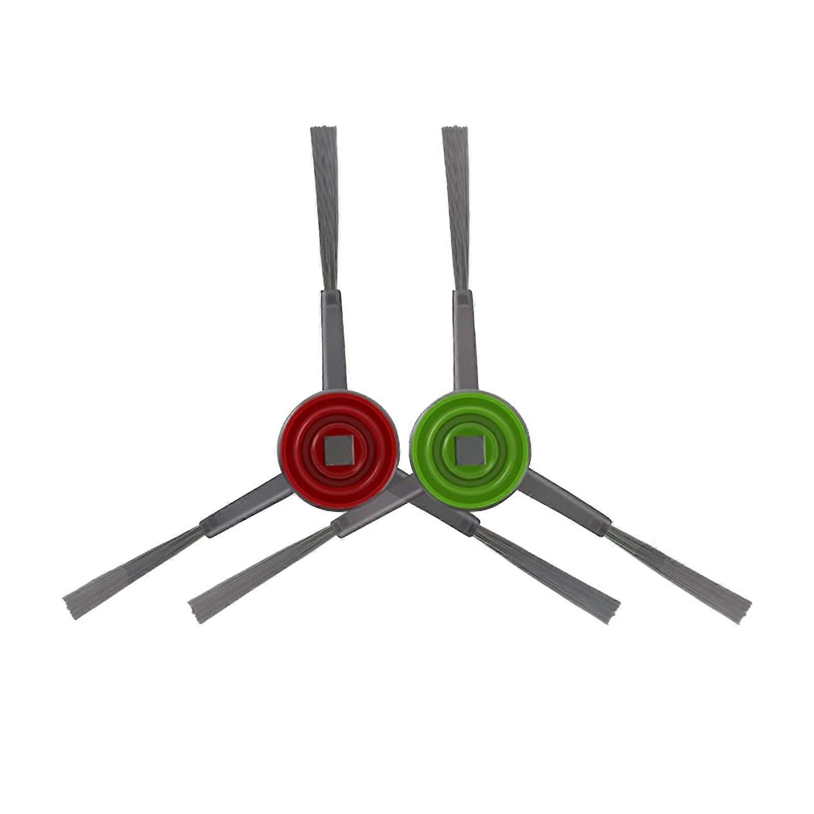 2 Pack Robot Vacuum Side Brushes Compatible with Ecovacs X1S PRO, Enhanced Edge Cleaning, LongLasting Performance