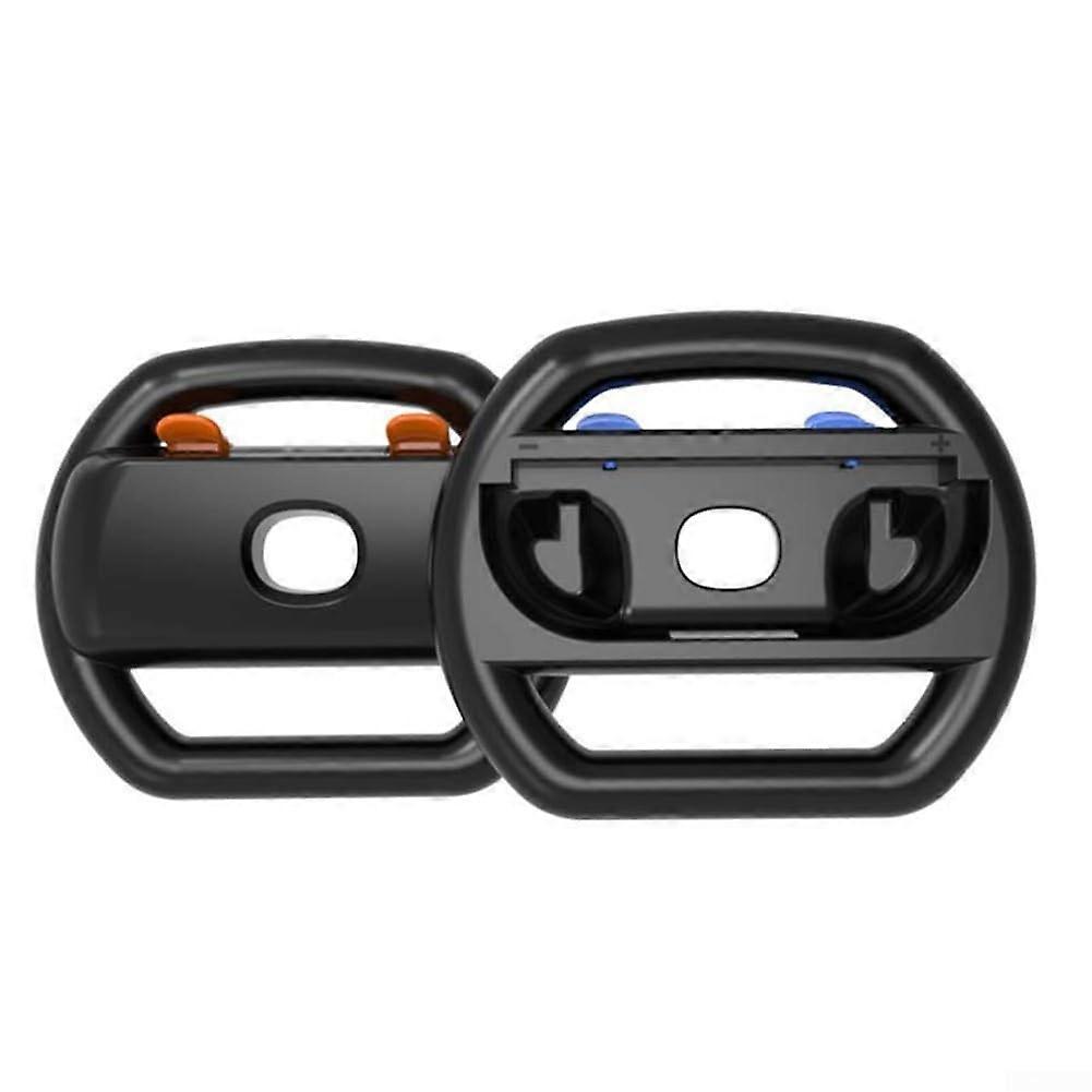 Steering Wheel Grip for Nintendo Switch JoyCon, Ergonomic Comfort, AntiSlip, 2 Pack for Multiplayer