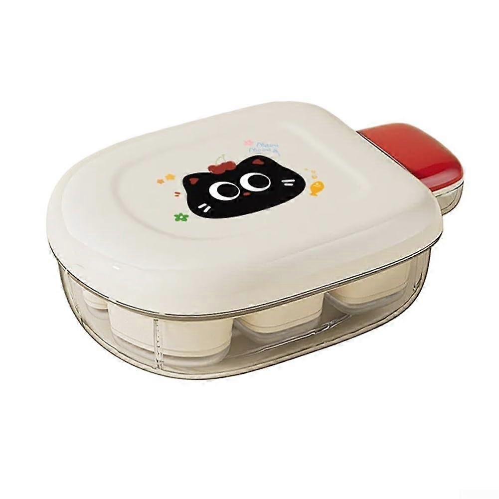 Silicone Mini Ice Cube Tray with Easy Press Release, Compact Square Maker for Drinks and Smoothies White