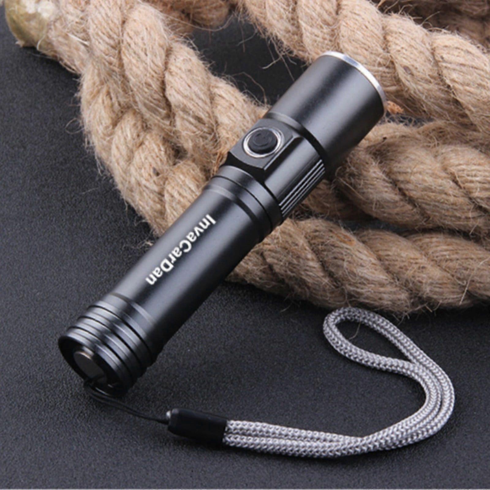 LED Flashlight,1000 Lumens Super Bright Flashlight, Zoomable, Rechargeable