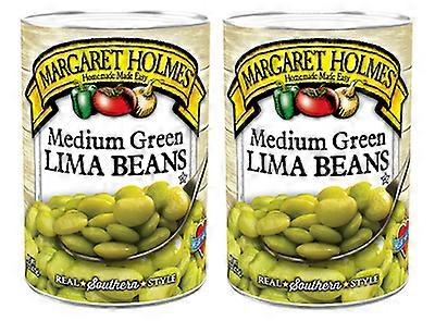 Margaret Holmes Medium Green Lima Beans 2 Can Pack