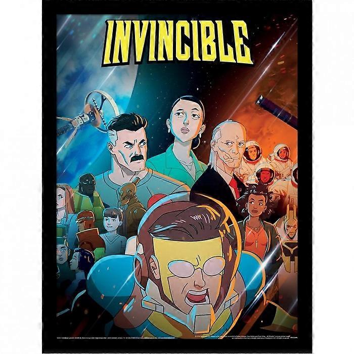 Invincible Group Framed Poster