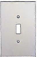 Replacement Acrylic Mirror Single Toggle Switch Plate PMP101 Compatible with Clear Mirror Finish