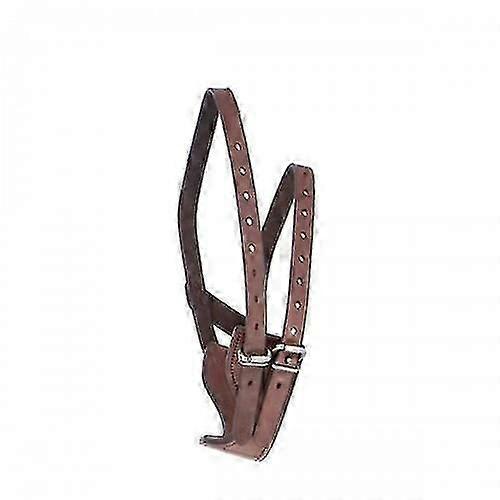 Collar de cuero anti-cuna para caballos