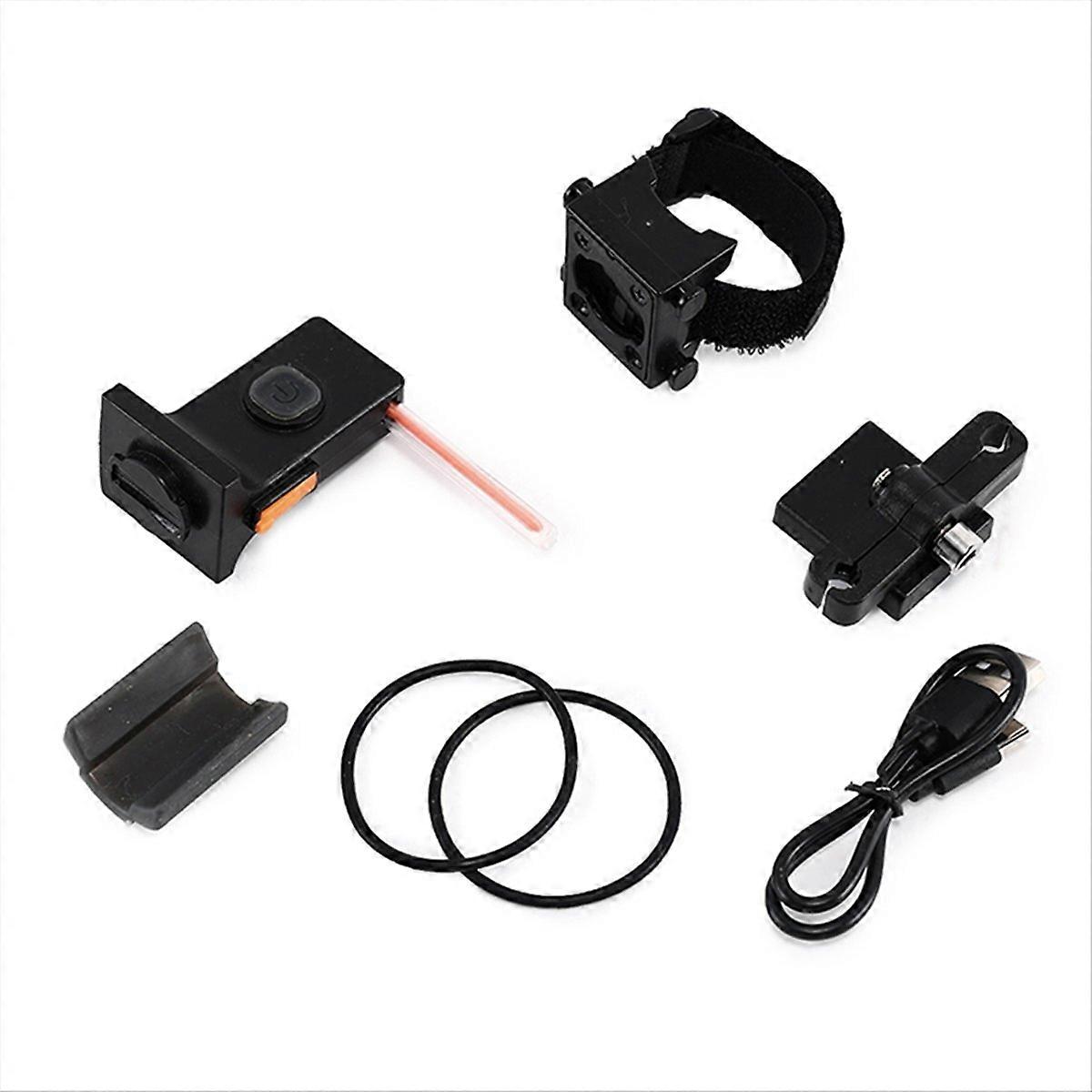 USB Rechargeable LED Bike Tail Light Set Red, Waterproof Rear Light