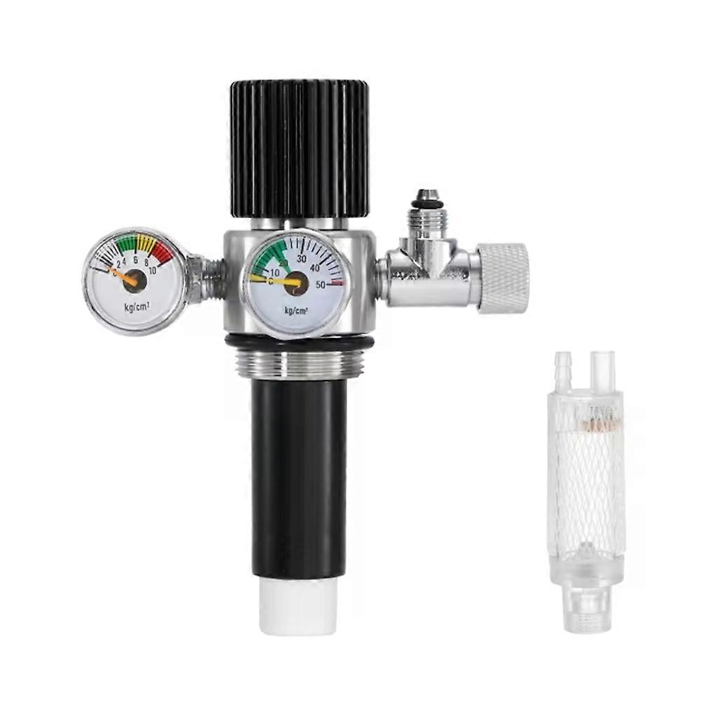 Aquarium CO2 Generator Filter Value Double Meter Fish Tank