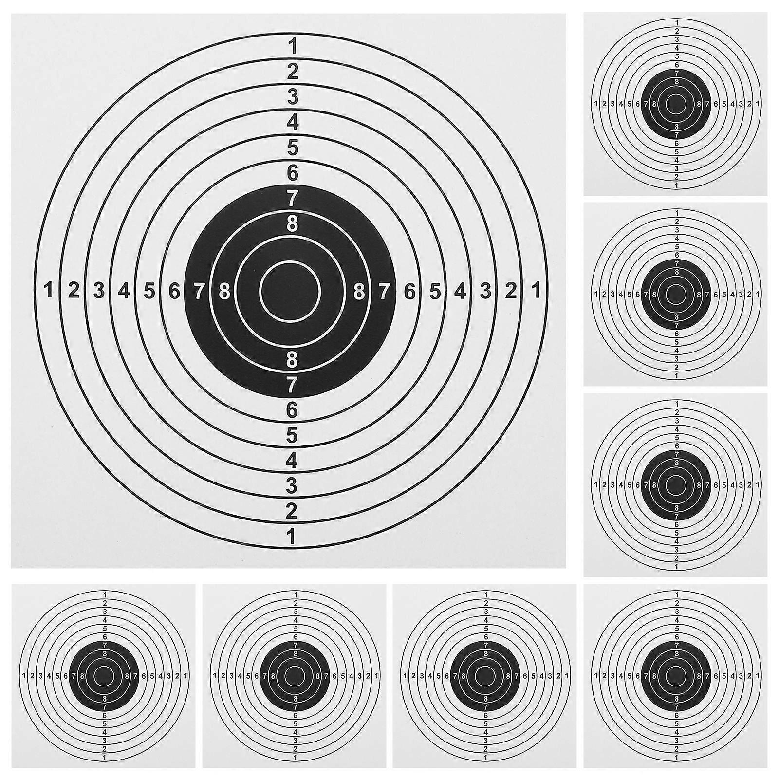 Professional Arrow Target Paper for Target Shooting Practice 100Pcs