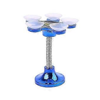 Fit compatible  compatible Smart Phones Metal Flower Shaped Suction Cup Phone Bracket--White