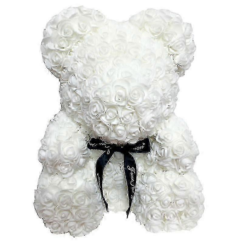 Interactive Elegant Gift Box for Rose Bear - Artificial Flower Teddy Presentation Fun Activity