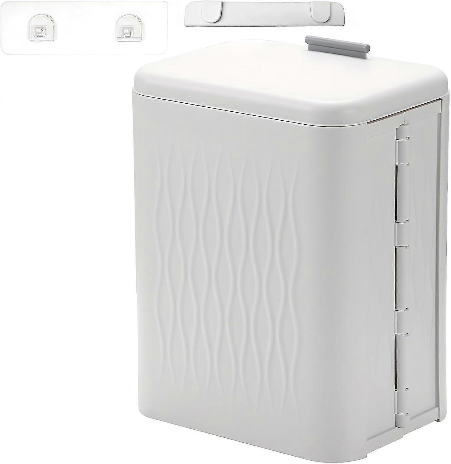 Foldable Trash Can with Lid