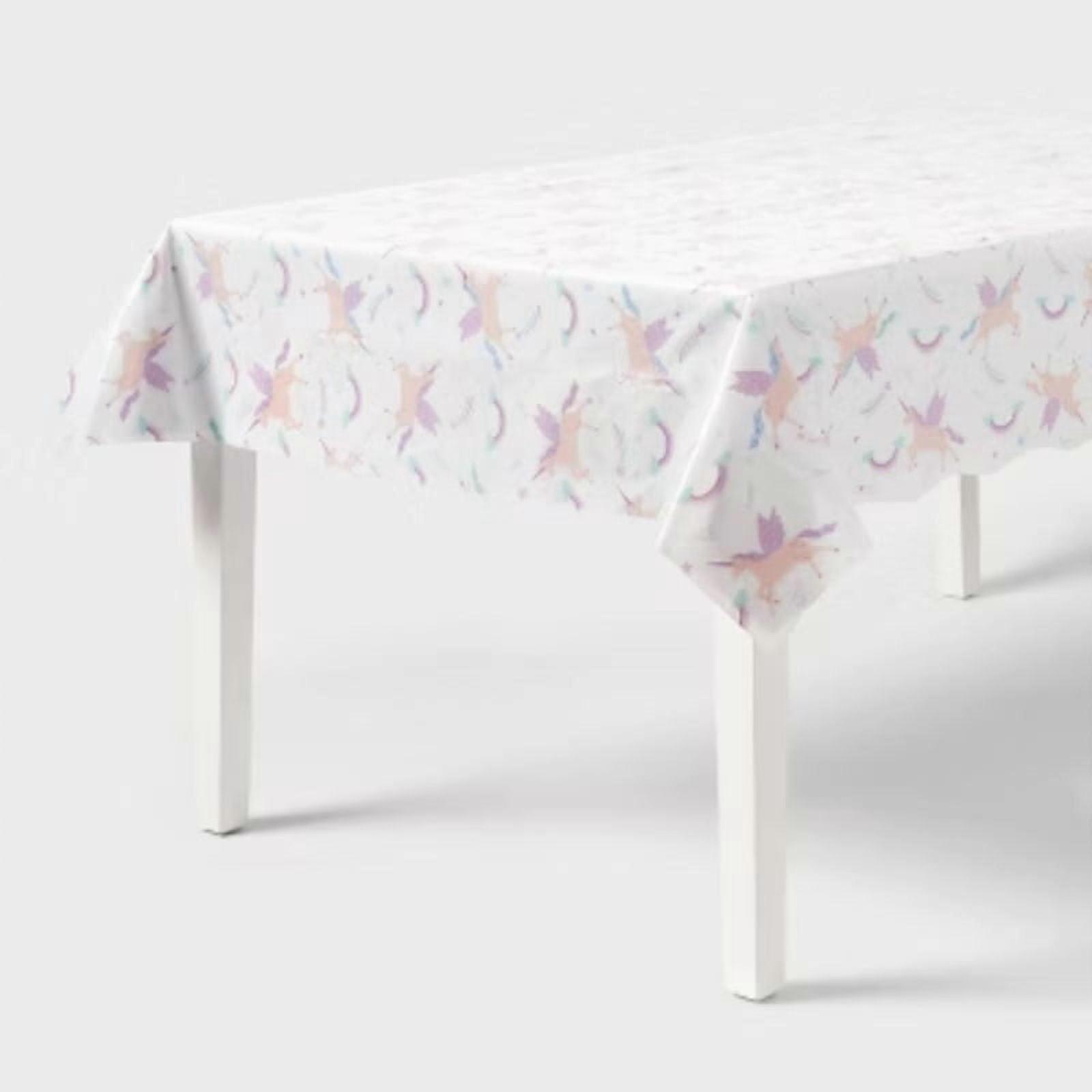 Unicorn Print Rectangular Table Cover