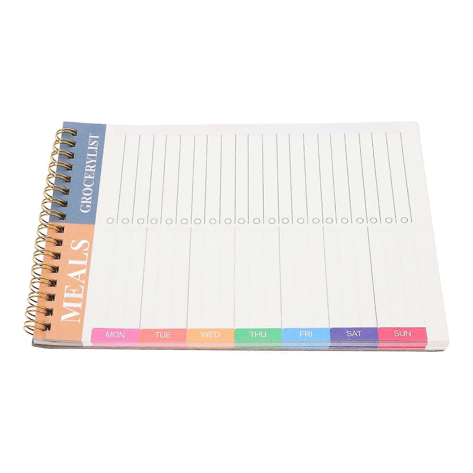 Daily Planner Schedule Book for Efficient Time Planning 5Pcs Notepad
