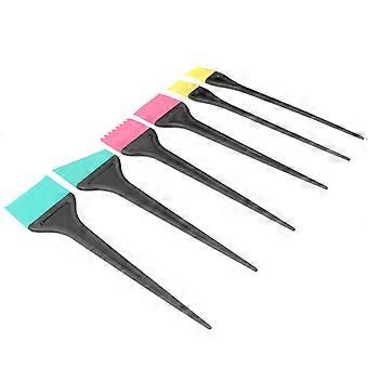 Hair Tint Brush Silicone Hair Dyeing Kit for Salon and Home 6Pcs Set
