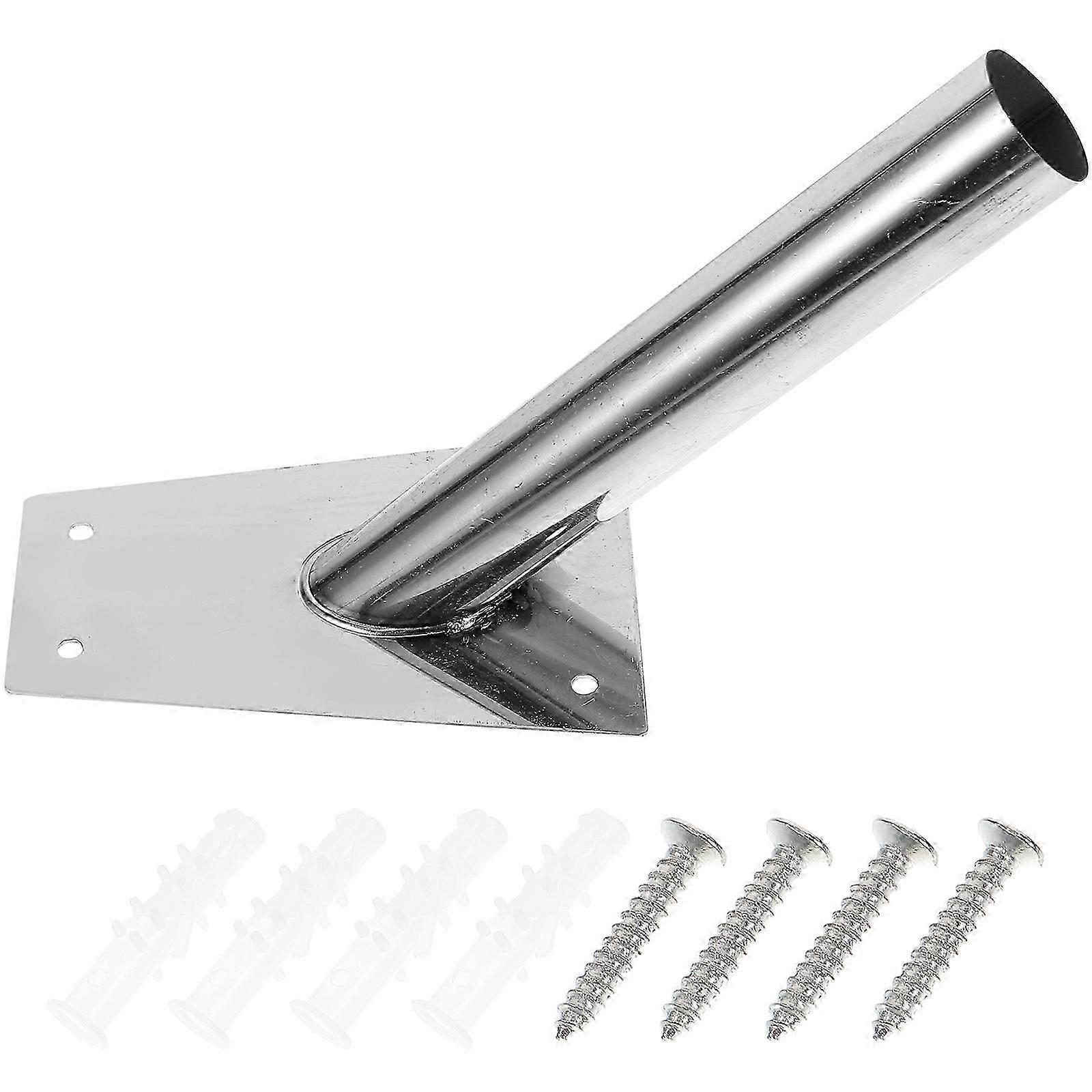 Stable Flag Pole Holder, Multi-purpose Bracket Compatible with Ground and Garden Applications