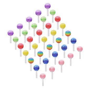 50 sztuk Żywica Lollipop Nail Art Ozdoby Cartoon Nail Art DIY Decor Akcesoria
