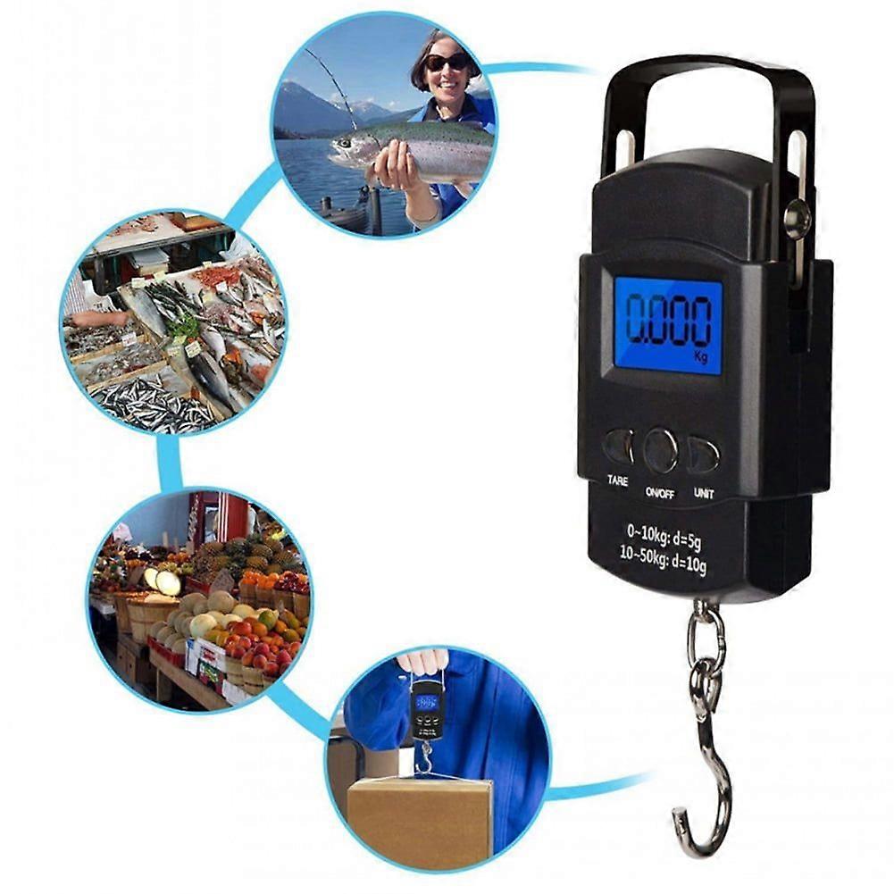 50kg electronic luggage hook electronic scale