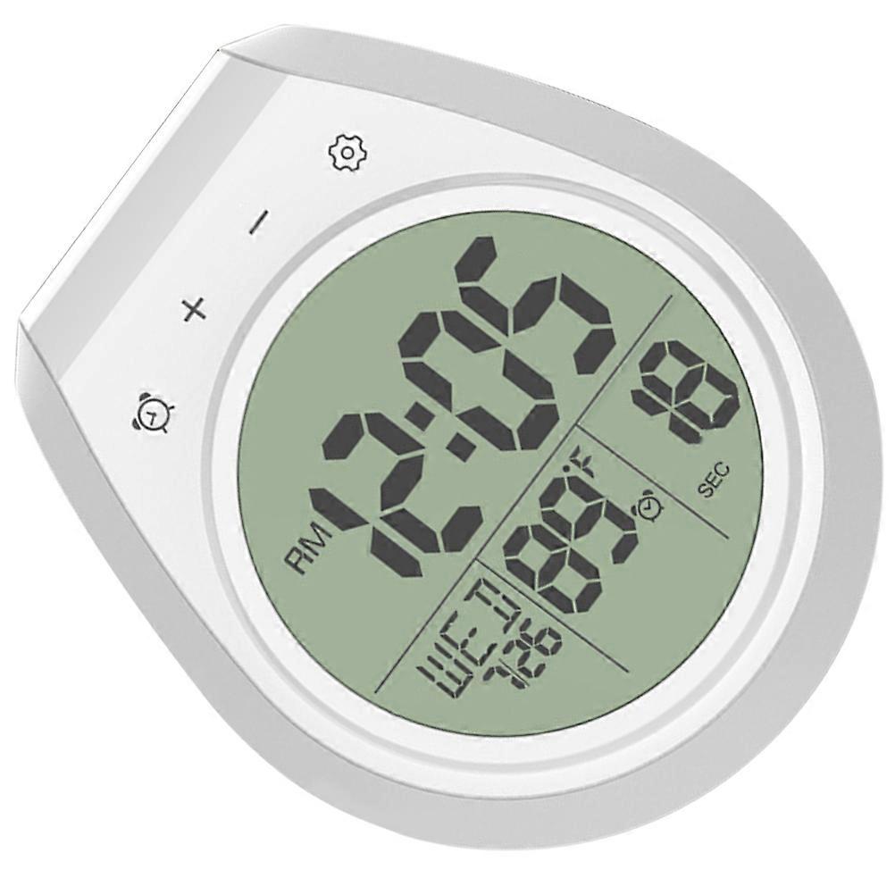 Bathroom Clock LCD Digital Shower Clock Waterproof Clock Hanging Kitchen Clock