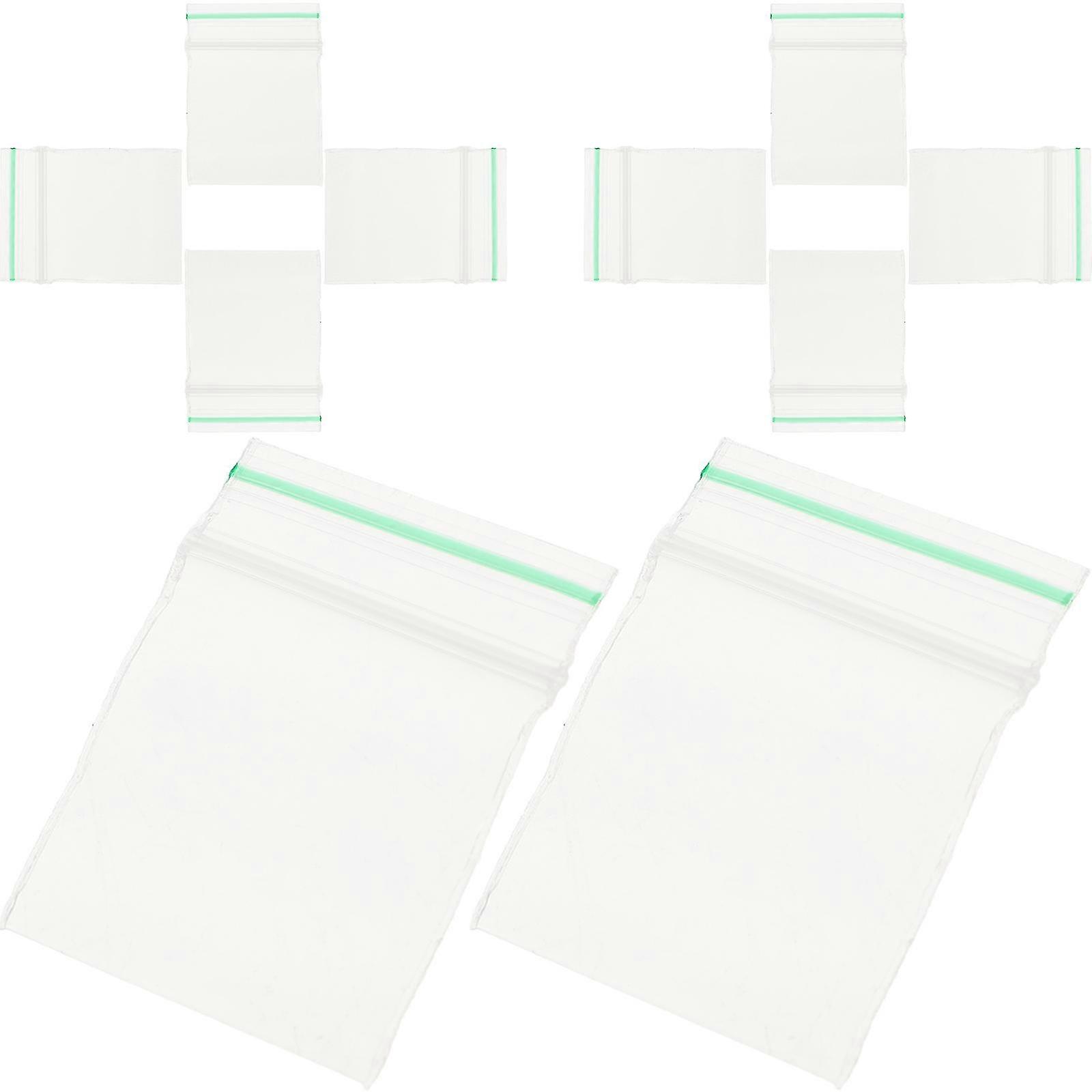Mini Clear Pouch Mini Storage Bags compatible with Storage 100Pcs Transparent Material