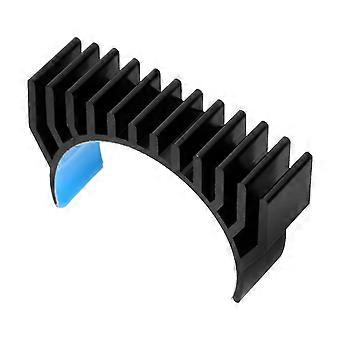Round Aluminum Stepper Motor Heatsink - Cooling Fin for Stepper Motors - Curved Design with Self-Adhesive Backing Heat Dissipation Accessory for 3D Pr